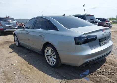 2014 Audi A6 3.0T Premium Plus from USA, damaged, VIN WAUHGAFC7EN075565